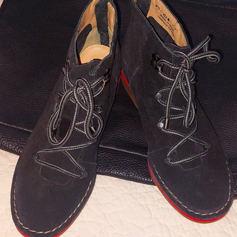 Suade booties!!